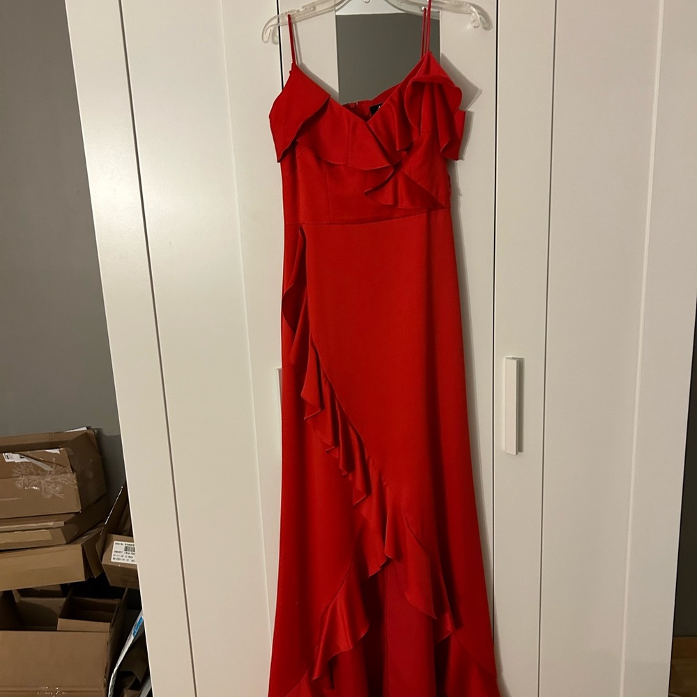 Red prom dress